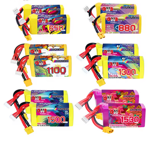 2Pcs GNB 2S/<b>3S</b>/4S/6S/8S 160C Rechargeable <b>Lipo</b> <b>Battery</b> 650/880/1100/1300/1400/1500/1530mAh FPV Drone Airplane RC Hobby - Product Image 6