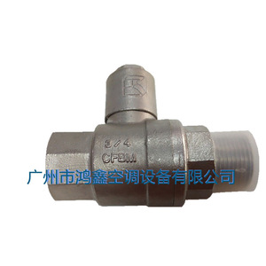 บอลวาล์วแบบมีตัวเชื่อมต่อขนาด 3/4 นิ้ว CF8M แบบ NPT สำหรับเครื่องปรับอากาศส่วนกลาง - Product Image 4