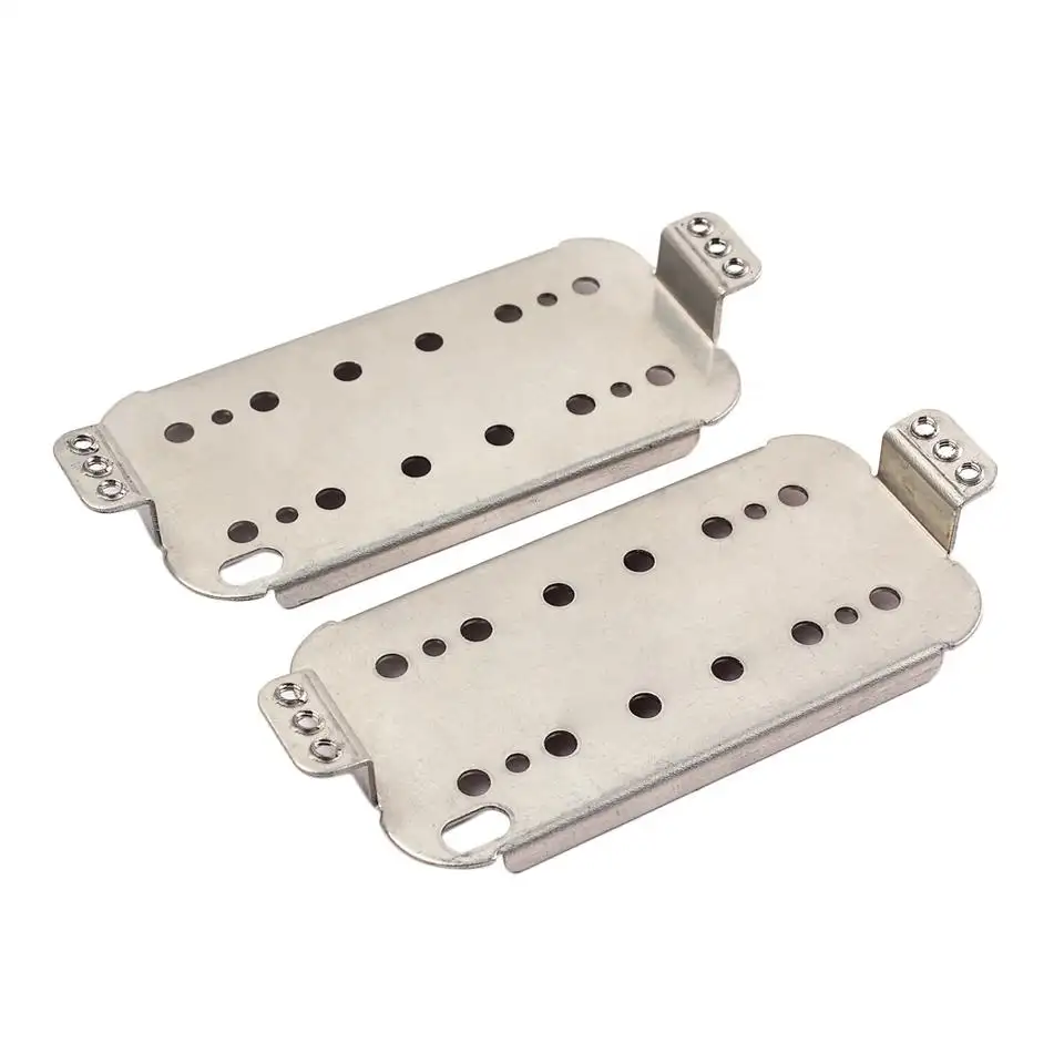 แผ่นรองกีตาร์ไฟฟ้า Humbucker Pickup,50มม. 52มม. เงินนิกเกิลขดลวดคู่มีรูยึด3รู