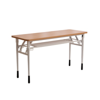 Bureau portable multifonctionnel robuste pour le bureau, le pique-nique, la table à café, table pliante, cadre métallique stable pour une utilisation en intérieur