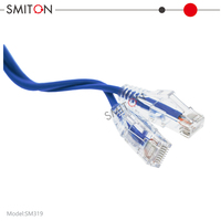 0.5m 1m 3m 5m 6m 10m 10m 10G Rj45 Utp Cat6 Cat6a câble réseau Ethernet Patch câble Lan Cat6 cordon de raccordement mince test réussi