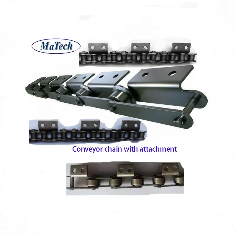 Chaînes d'usine Matech Maillon de connexion Chaîne latérale en acier flexible