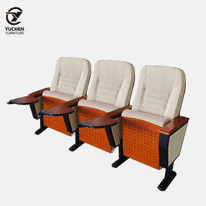 Chaise de salle de conférence de mobilier commercial Chaises d'église auditorium rembourrées à bas prix modernes - Product Image 1