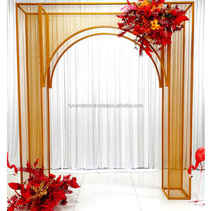Forme carrée d'arche de mariage en métal FURUN pour les arrière-plans spéciaux de fête et d'événement - Product Image 1