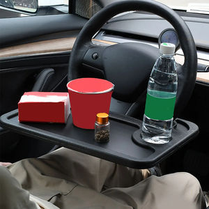 Portable voiture ordinateur portable support de bureau support manger travail voiture volant Table à manger support boisson nourriture café plateau conseil - Product Image 5