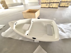 Barca in Fibra di Vetro Premium 2,7m, Barca da Pesca, Canotto Divisibile per 1/2 Persone per Lago/Fiume - Design Durevole e Leggero - Product Image 6