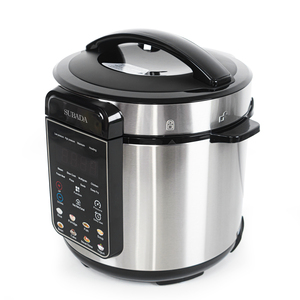 Cuisinière instantanée en acier inoxydable, multicuiseur <span class=keywords><strong>6</strong></span> pintes, 16 fonctions en 1, cuiseur à riz, mijoteuse, maintien au chaud 24h, yaourtière - Product Image 3