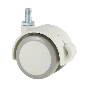 Roulettes silencieuses pivotantes en acier sur mesure de 2 pouces avec frein à gravité, garantie 3 ans, plateau supérieur de 1,5 mm pour chaise de bureau ou scolaire - Product Image 1