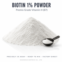 Biotine de Qualité Supérieure Vitamine B7 Vitamine H pour la Croissance Capillaire Supplément D-Biotine 1%-99% en Poudre
