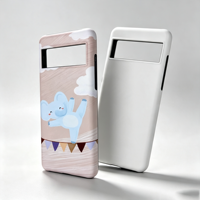 Coque de téléphone 3D par sublimation 2-en-1 enduite pour Google Pixel 10 9 8 7 6 5 Pro XL, coque de protection vierge en PC et TPU pour téléphone portable