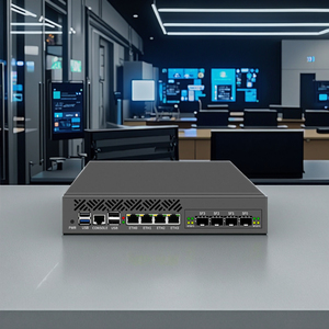 Partaker 1U nhỏ tường lửa phần cứng an ninh mạng máy chủ 9.5 inch Rack-Mounted Intel N100 4 LAN 2.5GB 1G/10G SFP pfsense <span class=keywords><strong>Linux</strong></span> - Product Image 1