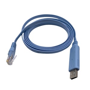 <b>Usb</b> <b>To</b> Rj45 Console <b>Cable</b> For Router Switch Configuration Blue Oxygen Free Copper Wire Injection Molding - Product Image 4