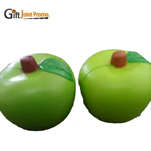 Großhandel Promotion Custom Stress Ball Apple Form Stress abbau Grün Apple Stress Ball