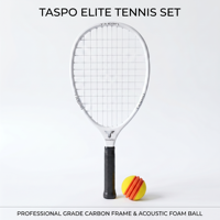 Raquette de tennis Taspo TYPTI en carbone composite monobloc pour entraînement et matchs récréatifs