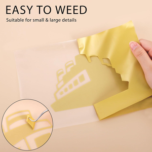 Vinilo textil trasferencia de <span class=keywords><strong>calor</strong></span> HTV doré <span class=keywords><strong>fer</strong></span> <span class=keywords><strong>à</strong></span> <span class=keywords><strong>repasser</strong></span> sur vinyle 20ft par 20ft rouleau HTV vinyle de transfert de chaleur pour t-shirts rouleaux de vinyle - Product Image 2