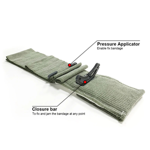 Bandage de compression d'urgence <span class=keywords><strong>israélien</strong></span> de 6 pouces-<span class=keywords><strong>Pansement</strong></span> hémostatique traumatique haute résistance avec velcro - Product Image 2