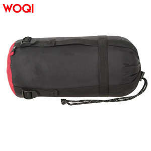 Sac de couchage Woqi Mummy 3 saisons, nylon respirant, noir, adulte, camping en plein air, compression et rangement inclus - Product Image 1