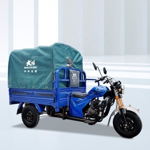 150cc Moto Cargo Triciclo Precio barato Gasolina Open Body Agile Durable Motocicleta <span class=keywords><strong>de</strong></span> <span class=keywords><strong>tres</strong></span> <span class=keywords><strong>ruedas</strong></span> con tela impermeable - Product Image 4