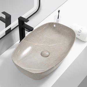 Kidoir Vente en gros Dessus de table commercial de haute qualité Moderne Extérieur <span class=keywords><strong>Japonais</strong></span> Céramique Libre Stand <span class=keywords><strong>Marbre</strong></span> Lavabo à main Waschbecken - Product Image 2