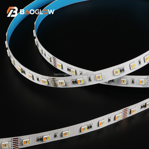 أضواء شريط SMD 60 <span class=keywords><strong>LED</strong></span> <span class=keywords><strong>RGB</strong></span> 4in1 DC24V14W/M RGBW أبيض دافئ PCB 12 5m سلاسل مرنة خفيفة - Product Image 6