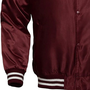 Chaquetas Varsity de Lona para Hombre, Diseño Personalizado de Alta Calidad, Invierno, Patrón Sólido, Secado Rápido, Transpirables, Reversibles, Venta al Por Mayor - Product Image 5