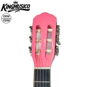 <span class=keywords><strong>Guitare</strong></span> <span class=keywords><strong>classique</strong></span> rose Kingmusico, 6 cordes en nylon, <span class=keywords><strong>guitare</strong></span> acoustique pour débutant, étudiant, ODM, OEM, instrument de musique personnalisable - Product Image 5