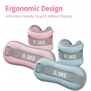 Poids de cheville réglables pour la course et la danse, poids de poignet, bandes de jambe lestées, bandes de poignet lestées, sacs de sable de fitness - Product Image 2