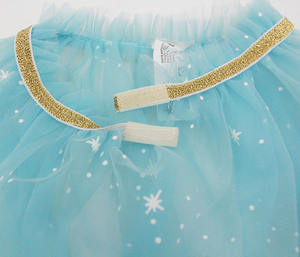 Capa de Princesa para Niñas, Capa Azul Cielo, Falda Tutú de <span class=keywords><strong>Cenicienta</strong></span> con Copos de Nieve, Conjunto de Capa y Falda para Navidad, Cumpleaños, Cosplay - Product Image 6