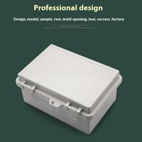 Boîtier de distribution étanche IP66 en ABS 150x100x40mm Mibo MK, boîtier électronique extérieur verrouillable en plastique à fixation par boucle