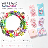 Câble de charge USB Type C 4 en 1 avec nœud papillon perlé, compatible avec téléphone, écouteurs, ordinateur portable
