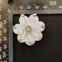 BOBOMU Perles à sequins écologiques de 4 cm, épaisseur 1,2 mm, en cristal, accessoires de couture DIY pour sacs, chaussures, fleurs faites à la main, vente en gros usine