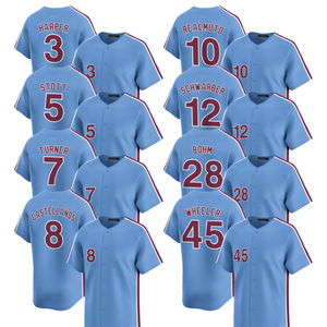 Maillot de baseball OEM pour homme, t-shirt de baseball vierge, uniformes de baseball brodés et imprimés par sublimation - Product Image 1