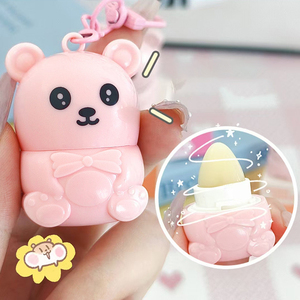 Baume à lèvres au jasmin des neiges, <span class=keywords><strong>masque</strong></span> <span class=keywords><strong>de</strong></span> <span class=keywords><strong>nuit</strong></span> hydratant et fruité en forme d'ours mignon, atténuant les ridules - Product Image 1