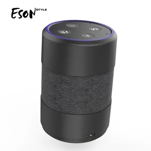 Eson风格便携式热销超重低音立体声魔术蓝蓝光无线低音炮Led蓝牙音箱