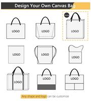 Sac Fourre-Tout en Toile de Couleur Unie, Taille Personnalisable, Sac Cabas en Coton Vierge à Personnaliser pour Cadeaux Promotionnels
