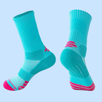 Chaussettes de sport professionnelles personnalisées avec logo, soutien de la voûte plantaire rembourré, respirantes, pour la course à pied et le basketball