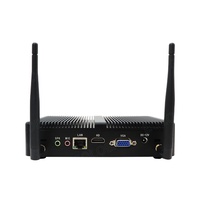 Fansız Mini Bilgisayar In-tel Pentium Gold 6405U Çift Çekirdekli DDR4 SSD OPNsense Windows 10 Linux Endüstriyel Ofis Kullanımı için