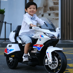 Moto électrique pour bébé au design tendance, voiture électrique pour enfants 6V avec lumières et musique - Product Image 5