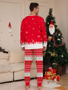 New Fashionable Women Men Lounge Wear Couple Kid Baby <strong>Pet</strong> Sleepwear Elk Monogrammed Family Christmas Pajamas Outfit - Product Image 6