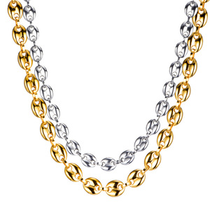 <span class=keywords><strong>Chaîne</strong></span> en grains <span class=keywords><strong>de</strong></span> <span class=keywords><strong>café</strong></span> pour hommes, collier naturelles, en acier inoxydable poli <span class=keywords><strong>de</strong></span> haute qualité, disponible en <span class=keywords><strong>or</strong></span> <span class=keywords><strong>18k</strong></span> - Product Image 3