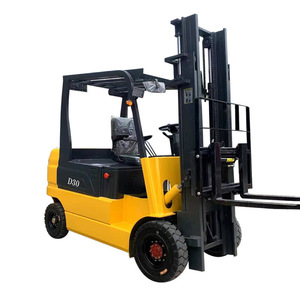 Jichuan 1,5 bis 5 Tonnen Kapazität 4-Rad AWD Vollelektrischer Gabelstapler 6m Hubhöhe Lithium-Batterie 3380mm Gabel - Product Image 5