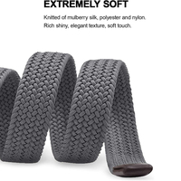 Ceintures élastiques tressées pour hommes, en nylon tissé, pour le golf, décontractées, pour le travail, pour pantalons et shorts, ceinture tactique décontractée
