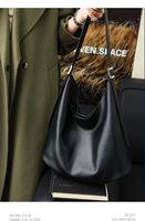 Sac à main pour femmes, sac fourre-tout en cuir souple décontracté, style coréen tendance, sacs à main imperméables, fournisseur