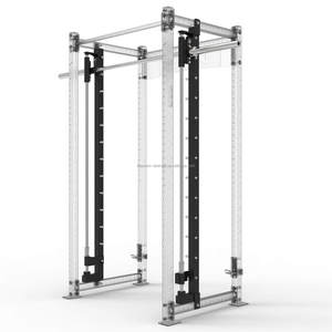 W6153 30'' อุปกรณ์ออกกำลังกายสำหรับฝึกความแข็งแรงแบบมืออาชีพ แร็คพาวเวอร์สควอทแบบมัลติฟังก์ชั่นสำหรับใช้ในเชิงพาณิชย์ - Product Image 3