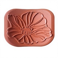 Placa de Borracha de Silicone Elástica Antiaderente Resistente a Altas Temperaturas para Processamento de Estampagem a Quente e Gravação de Padrões