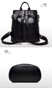 Women <b>Large</b> Capacity <b>Backpack</b> Purses High Quality <b>Leather</b> Female Vintage Bag Travel Bagpack Ladies Bookbag Rucksack School Bags - Product Image 5