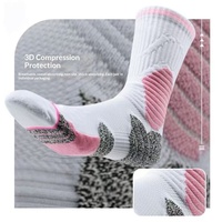Chaussettes de basketball professionnelles et pratiques, série Battle, avec semelle en tissu éponge, motif écossais, pour l'entraînement sportif des jeunes et hommes, modèle Crew Elite, tricotées antidérapantes
