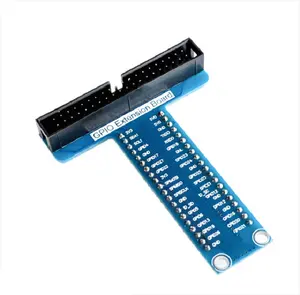 Raspberry Pi B + accesorios especiales, placa de expansión GPIO tipo T, PCB rojo/azul