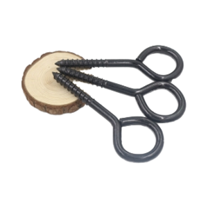 5 inch Tự Khai thác bu lông mắt bằng thép không gỉ để treo võng Móc mắt đen bằng thép carbon nặng - Product Image 4