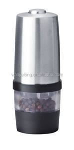 Moulin à sel et à poivre électrique efficace à une main à piles avec acier inoxydable - Product Image 3